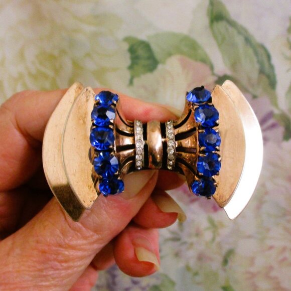 SCEPTRON Reinad Sterling Vermeil Book Piece Brooch ~ RARE Designer Brooch - Picture 1 of 16